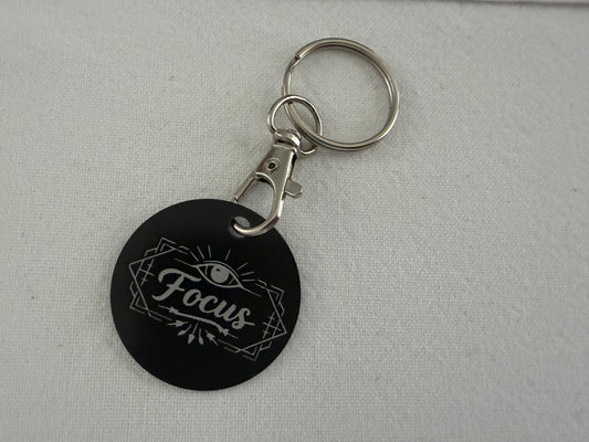 Laser Engraved Inspirational Keyring