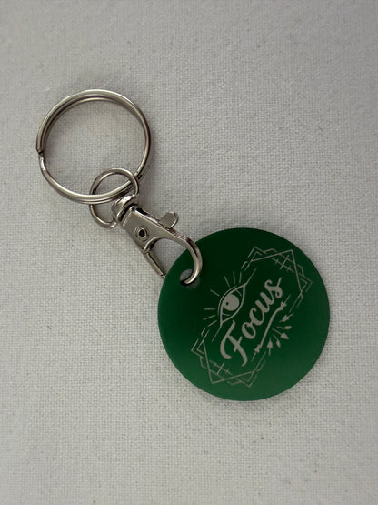 Laser Engraved Inspirational Keyring