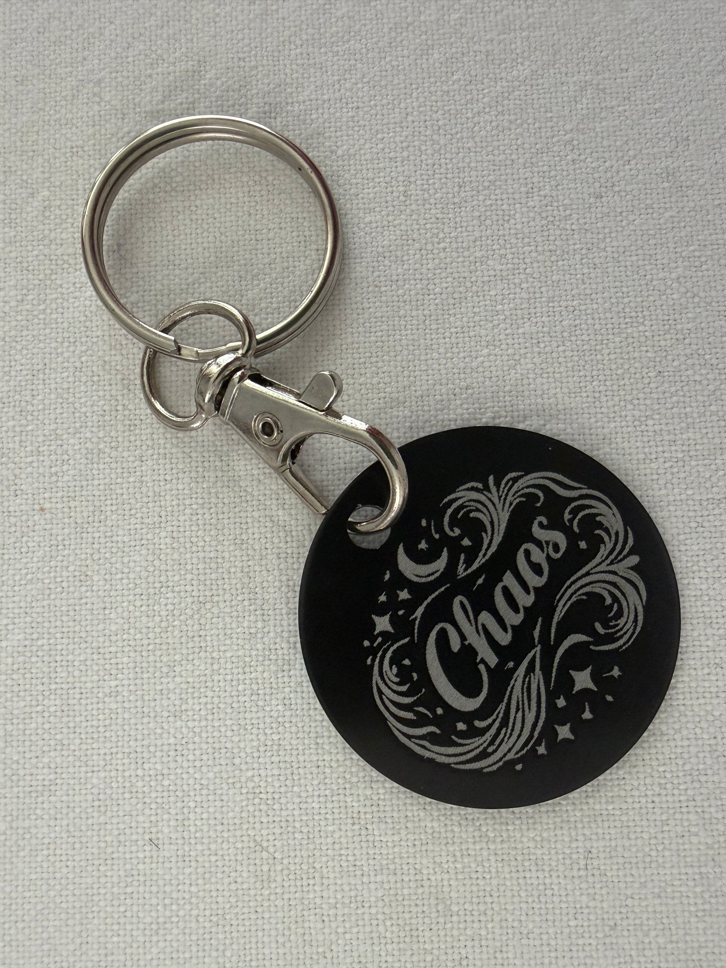 Laser Engraved Inspirational Keyring