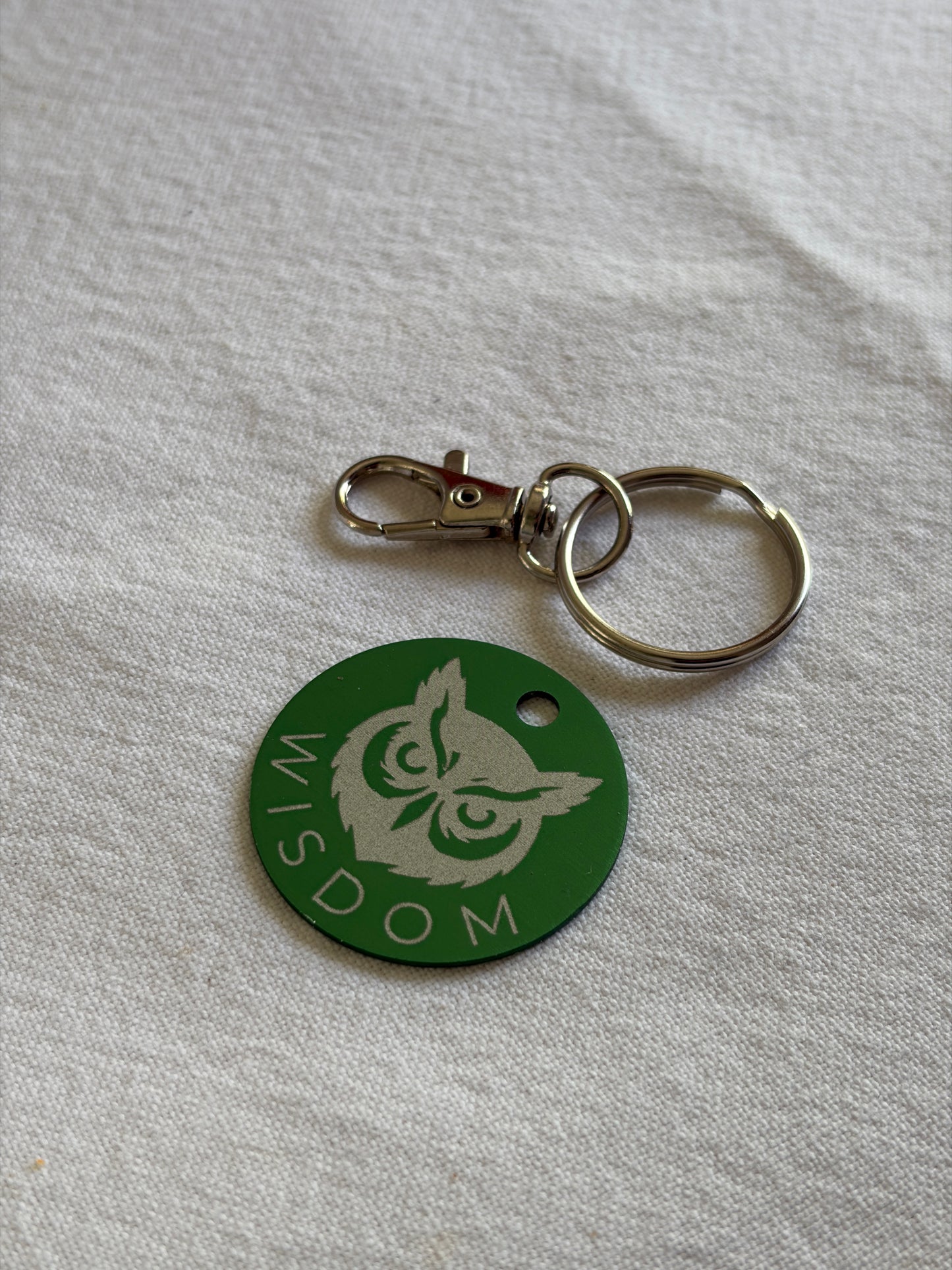 Laser Engraved Inspirational Animal Keyrings