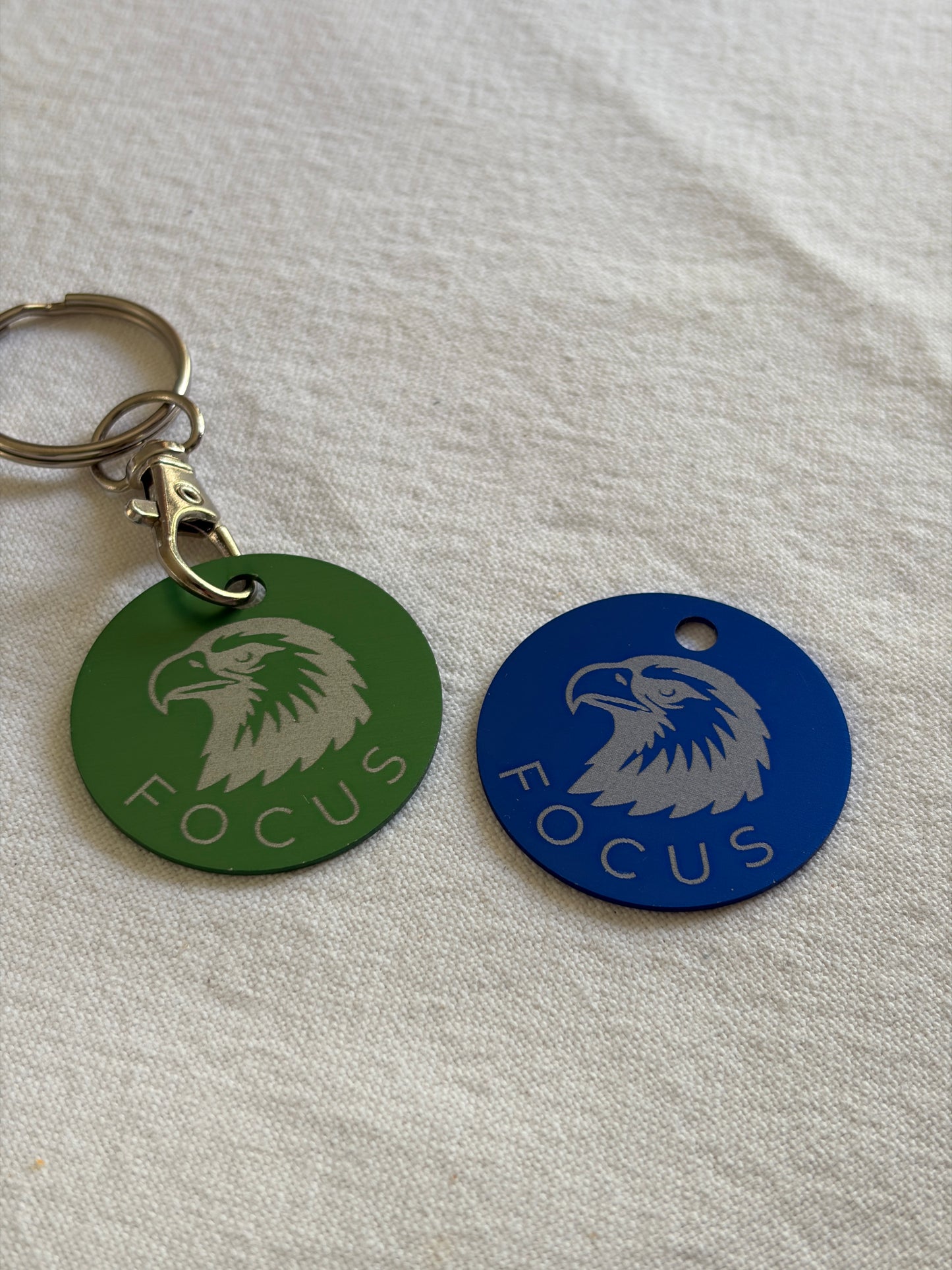 Laser Engraved Inspirational Animal Keyrings