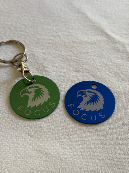 Laser Engraved Inspirational Animal Keyrings