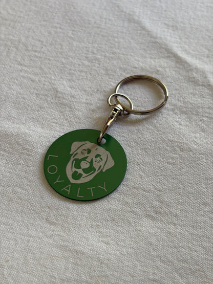 Laser Engraved Inspirational Animal Keyrings
