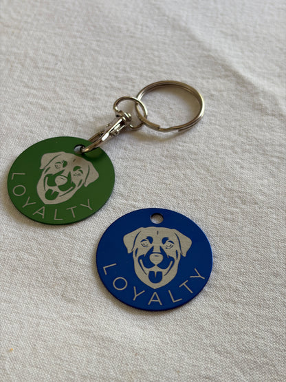Laser Engraved Inspirational Animal Keyrings