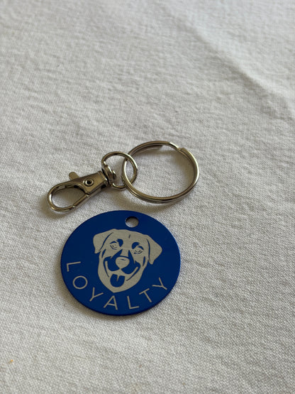 Laser Engraved Inspirational Animal Keyrings