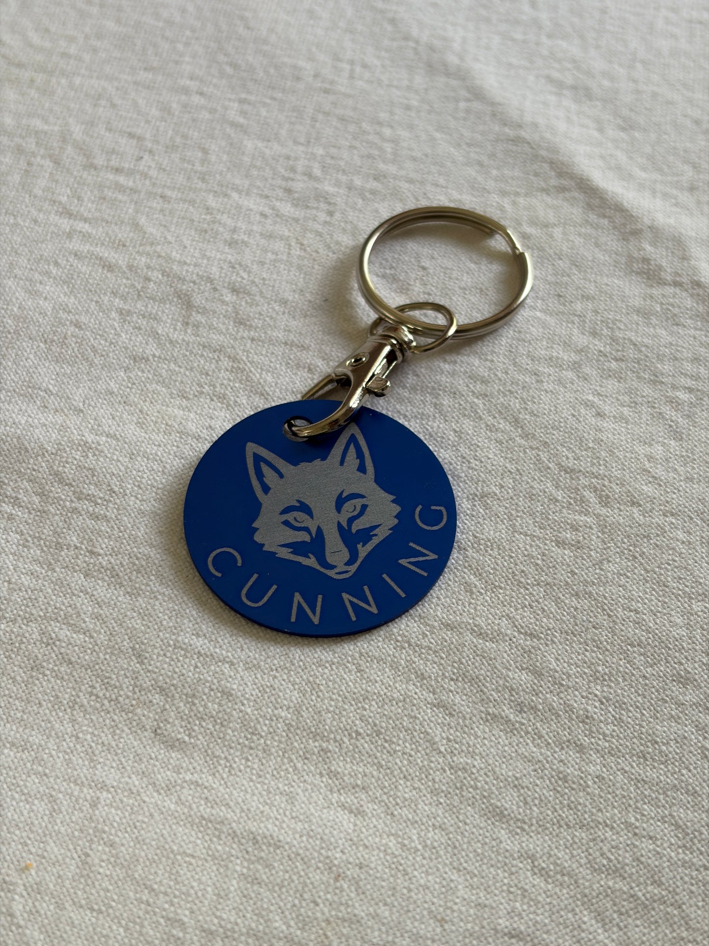 Laser Engraved Inspirational Animal Keyrings