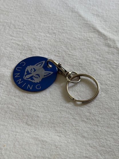 Laser Engraved Inspirational Animal Keyrings