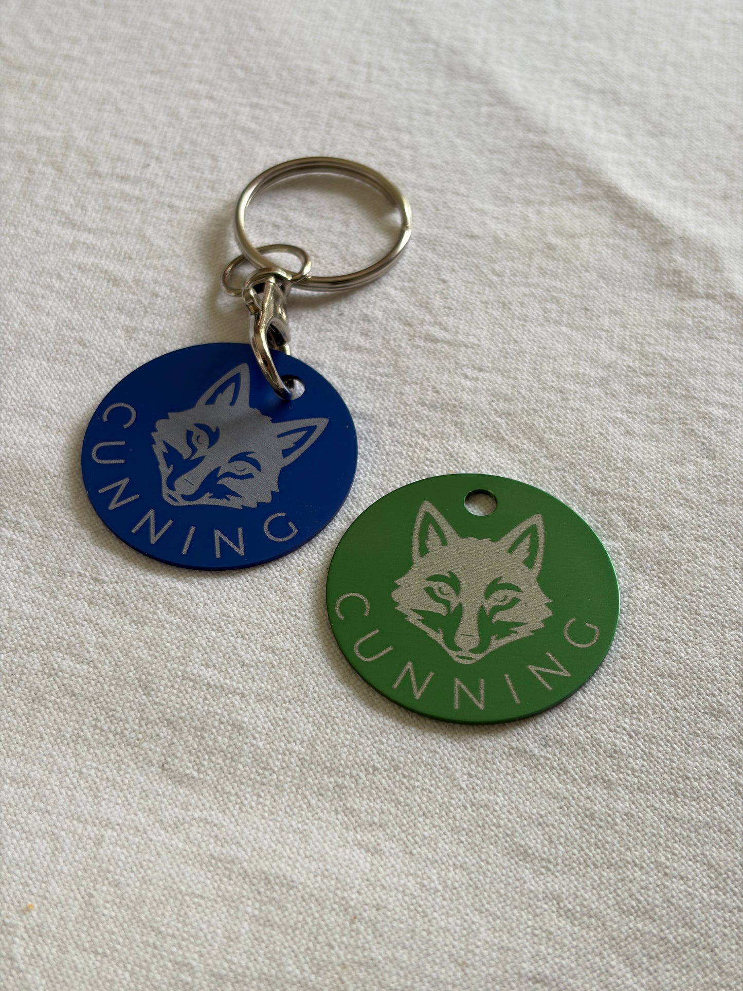 Laser Engraved Inspirational Animal Keyrings