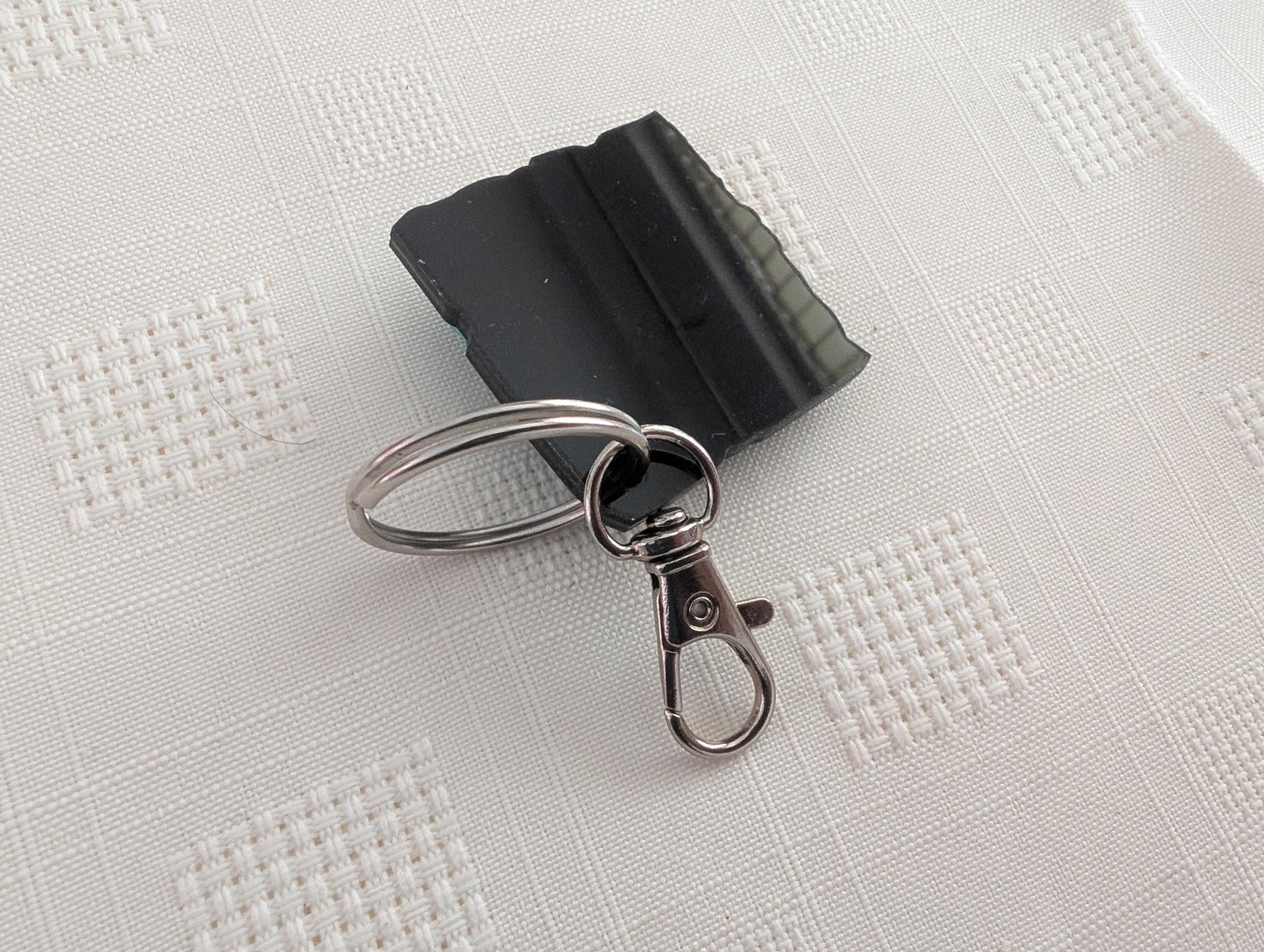 Dota 2 Diretide Acrylic Logo Keyring – Layered Green & Black Design Valve Key ring Keychain